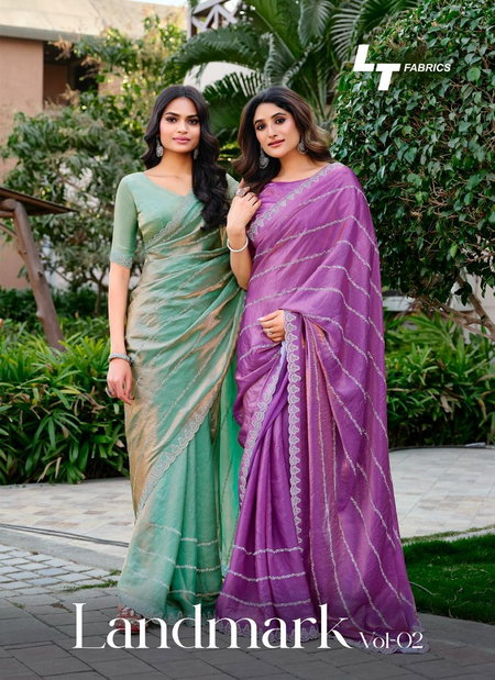 Landmark Vol 2 By Lt Malai Silk With Fancy Jharkan Work Saree Wholesale Suppliers In Mumbai